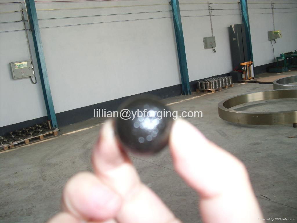 High and low chrome casting steel ball (ISO9001:2008)   