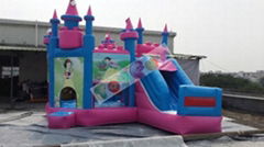 amusement customized inflatable princess castle