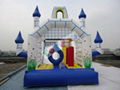 amusement inflatable castle with slide for kids 5