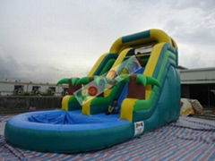 inflatable slide