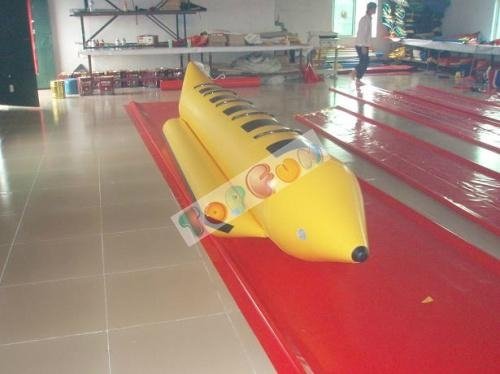 customized inflatable banana boat,water boat