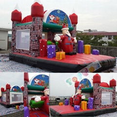 inflatable Christmas castle