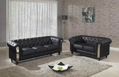 leather sofa