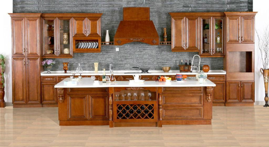 solid wood  kitchen cabinet 3