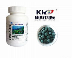 GMP/ISO 9001 Certified Spirulina Tablets