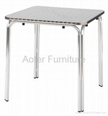 Aluminum Square Outdoor Table 