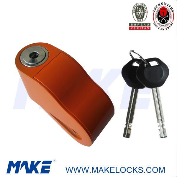 2013 new designed disc key motorcycle alarm lock 2