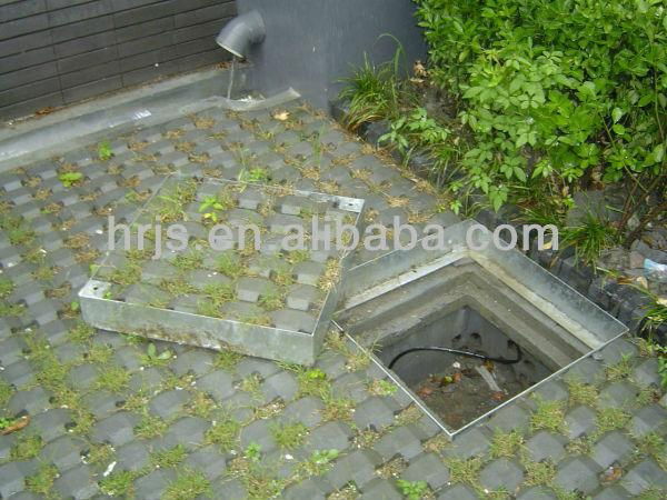 stainless steel galvanized iron grating lawn manhole cover