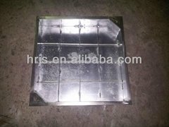 stainless steel galvanized iron roadway square manhole cover