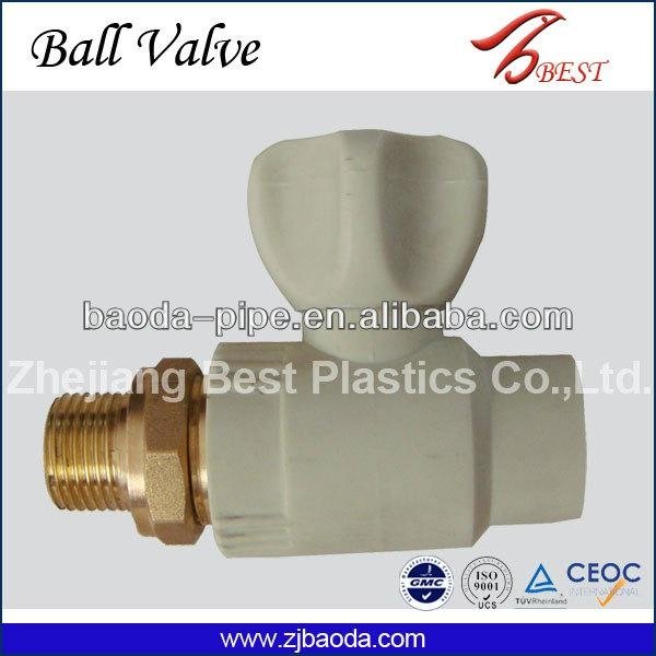 PP-R radiator straight valves with high quality