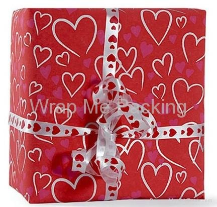 Valentines' day gift wrapping paper wholesale