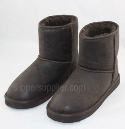 Mens crack microsusede boots