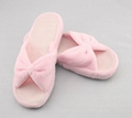 ladies microtowelling and jersey cemented open toe mule 2