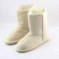 Ladies microsuede borgfleece EVA boots