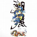 New Temporary Tattoo Dragon Pattern Design Authentic 1