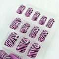 New False Nail Art Adhesive Elegant Flower Pattern 2