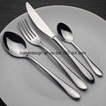 Mirror polish stainless steel 24pcs flatware set