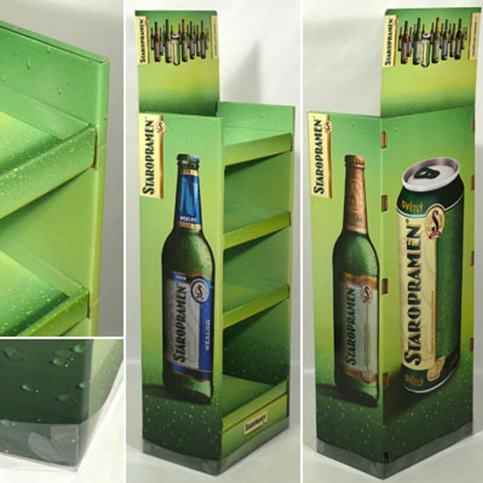 Beverage drinks Cardboard display stands