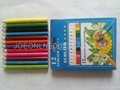 7.0inch  color pencil with logo printing 2