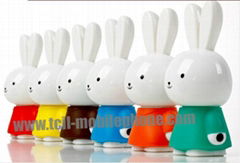 Cute Rabbit Design cheap MP3 Player with 7 colors  