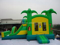 customized tree inflatable bouncer castle