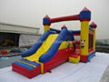 PVC inflatable slide castle