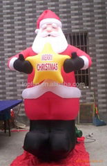 inflatable santa for christmas decoration