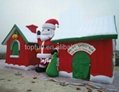 inflatable christmas castle