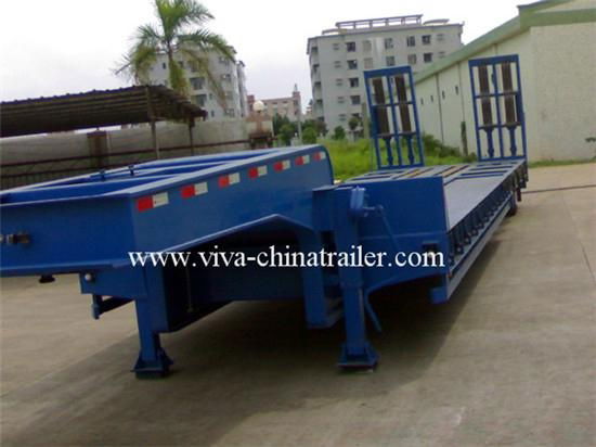 Lowbed semi trailer 3 axle 60T