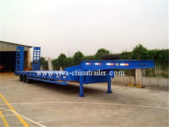 Lowbed semi trailer 3 axle 60T 2