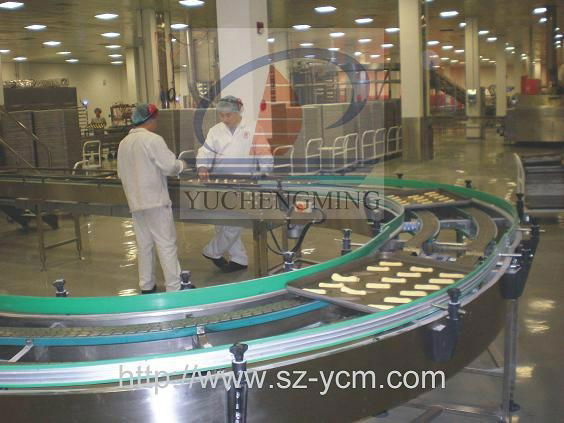 Slat chain conveyors