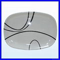 rectangle melamine plate 