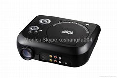 LED Projector with DVD function