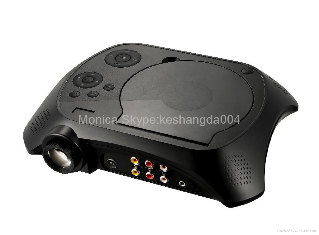 Home theatre portable multimedia DVD projector 