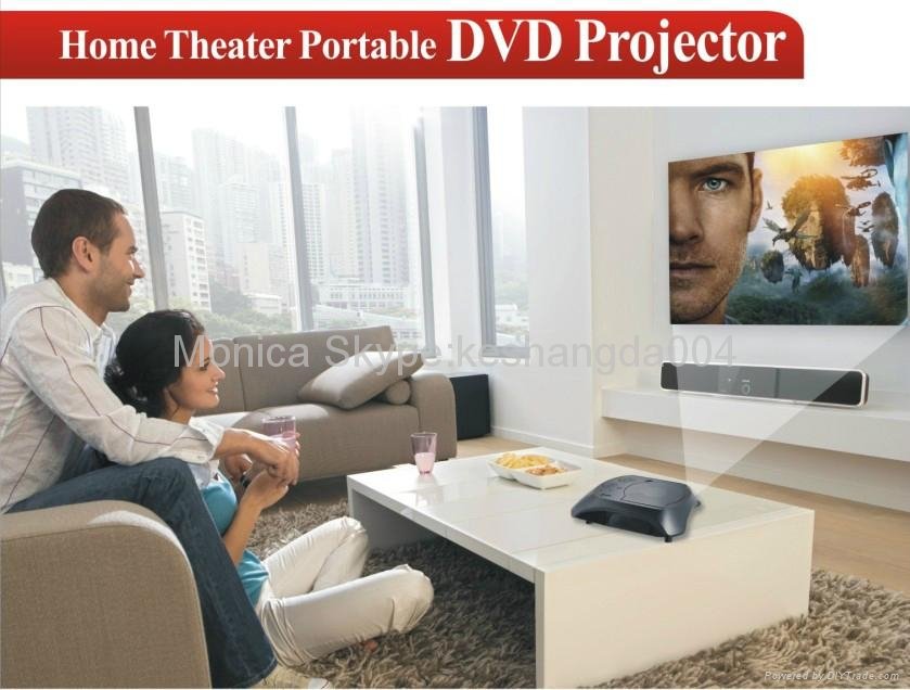 Home theatre portable multimedia DVD projector  3