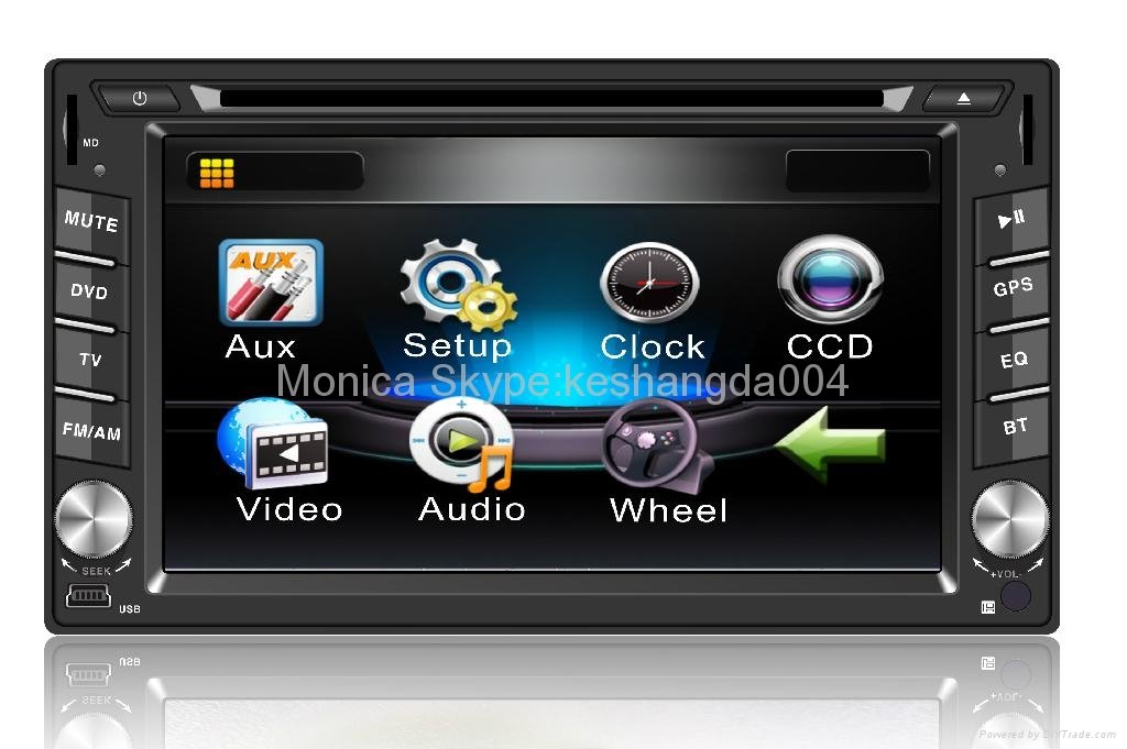 6.2 inch 2 din car dvd player with digital touch screen