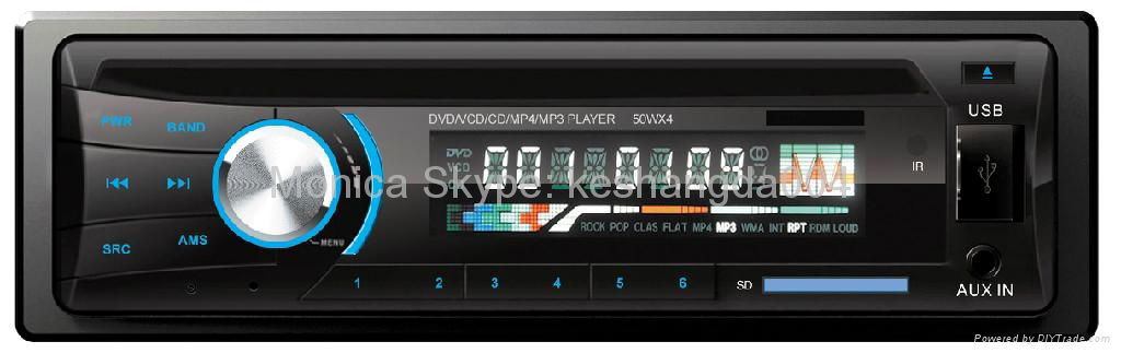 One din Car DVD player with fixed panle 2