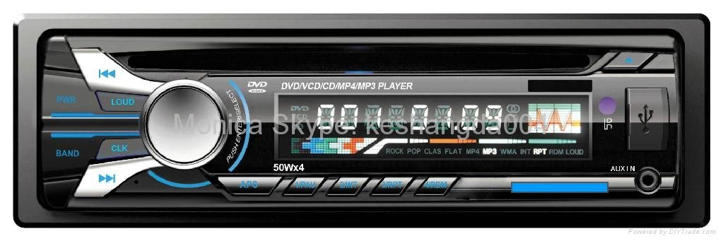 One din Car DVD player with fixed panle 3