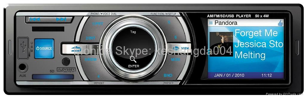 Car MP3/Radio player with USB/SD/AUX/FM