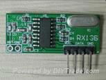 Rf module super heterodyne wireless reciever module with 315/433Mhz