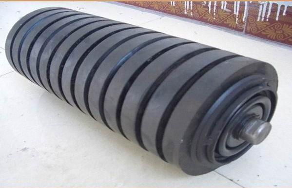 rubber lagging idler roller for for belt conveyer systerm  3