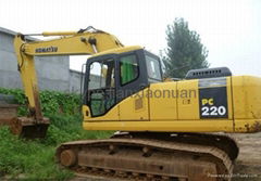 used komatsu pc220 excavator 