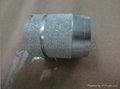 CNC turning aluminum parts with coarse knurling 3