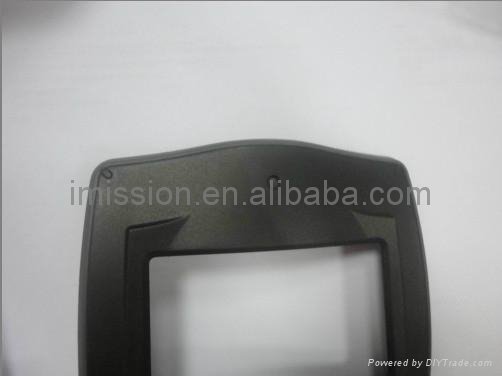 ABS plastic power switch cover parts with overmolding 4