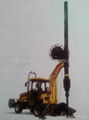 Wheeled rotary drilling rig R15