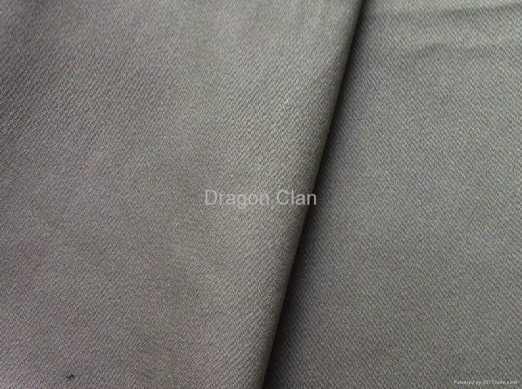 Cotton satin spandex fabric