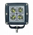 IP67 Auto 16w Led Work Light For Tractor,Truck