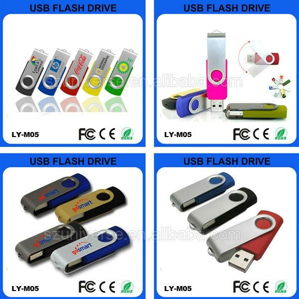 Metal swivel usb stick wholesale