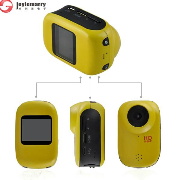 1.5" LCD full hd 1080P mini waterproof helmet camera sport DV 60fps 3