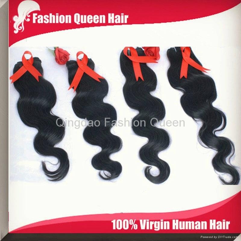 New arrival body wave brazilian human hair extensions 2